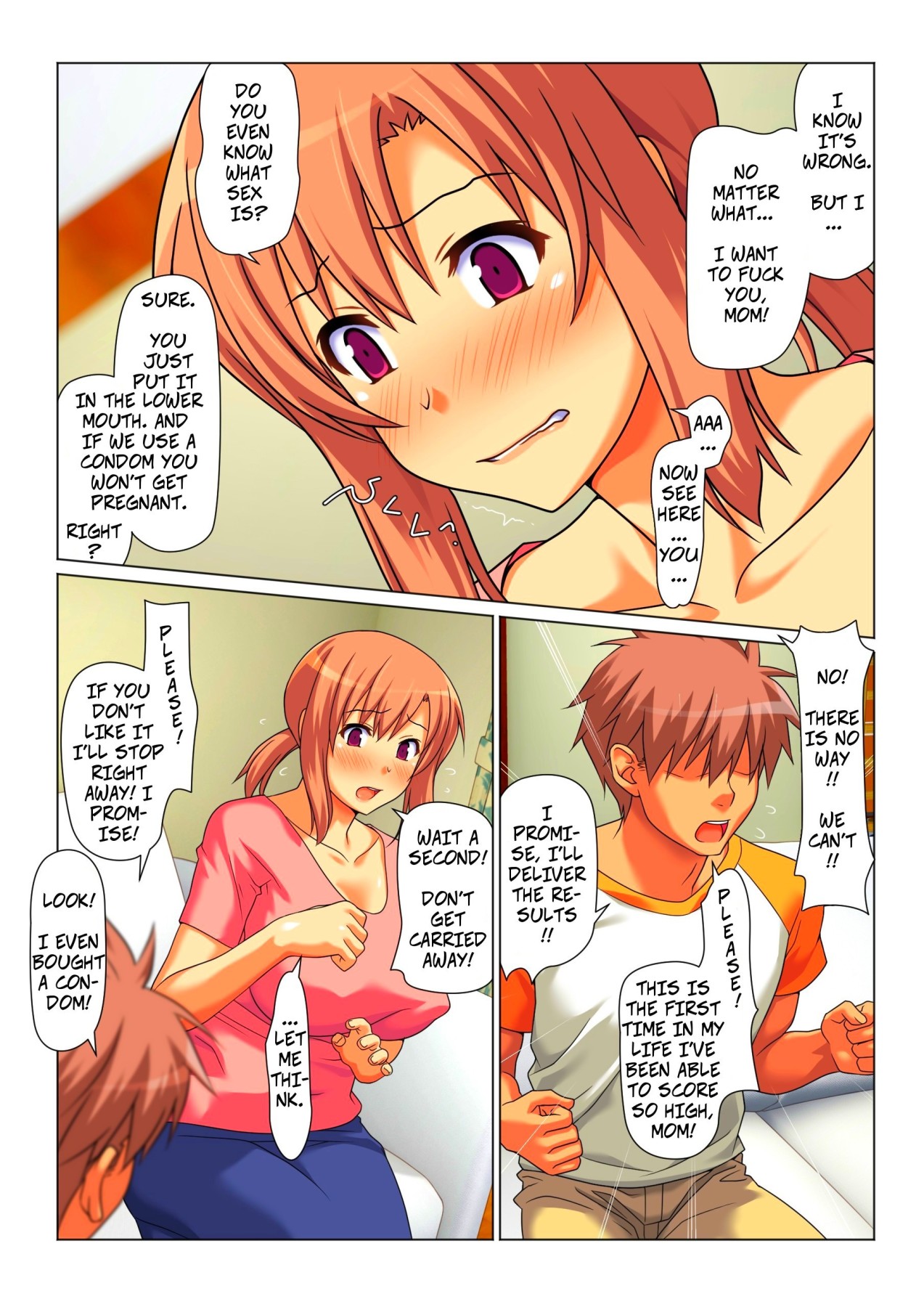 Hentai Manga Comic-Mom Will Put Out Everyday On The Condition That His Grades Improve-Read-24